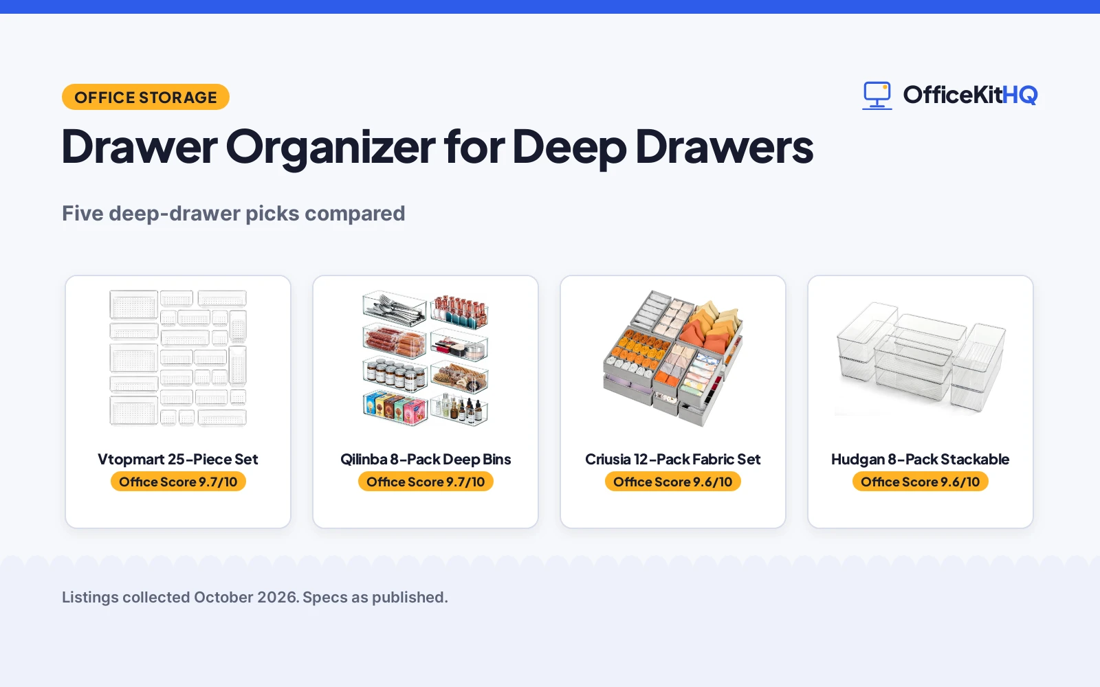 Best Drawer Organizer for Deep Drawers (2026)
