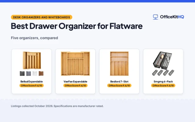 Best Drawer Organizer for Flatware (2026): 5 Compared