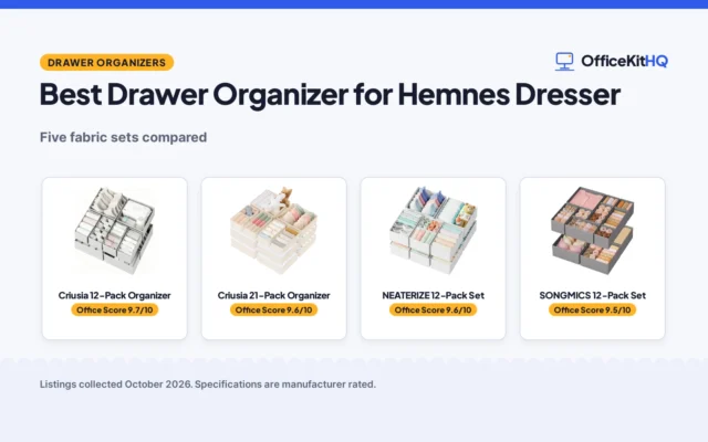 Best Drawer Organizer for Hemnes Dresser: 5 Compared