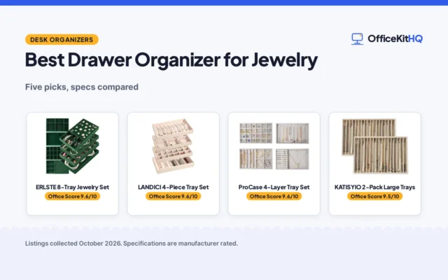 Best Drawer Organizer for Jewelry (2026): 5 Trays Compared