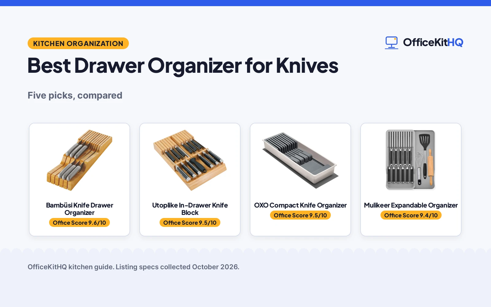 Best Drawer Organizer for Knives (2026)