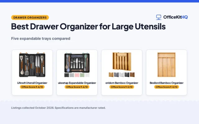 Best Drawer Organizer for Large Utensils: 5 Compared