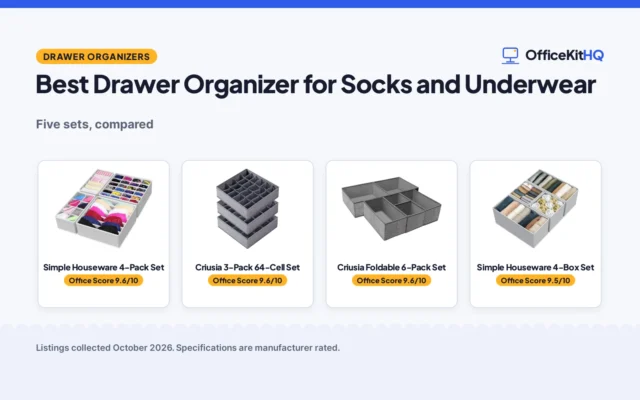 Best Drawer Organizer for Socks and Underwear (2026)