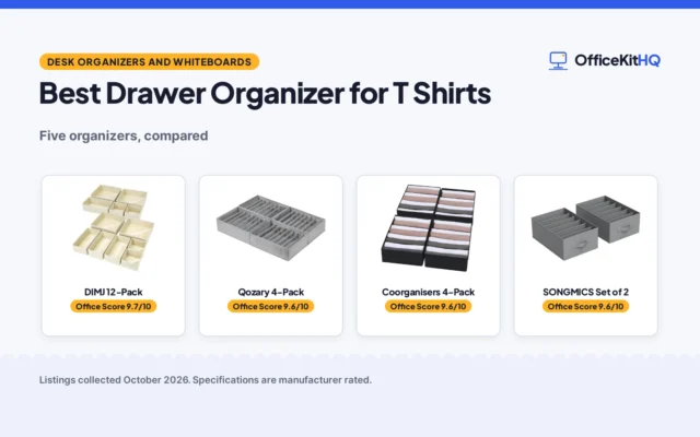 Best Drawer Organizer for T Shirts (2026): 5 Compared
