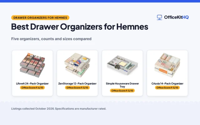Best Drawer Organizers for Hemnes (2026): 5 Compared