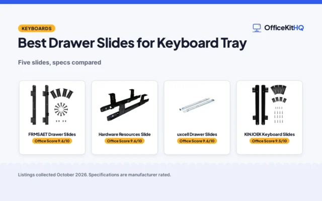 Best Drawer Slides for Keyboard Tray (2026): 5 Compared