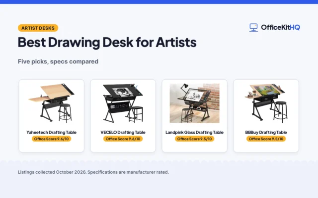 Best Drawing Desk for Artists (2026): 5 Picks Compared
