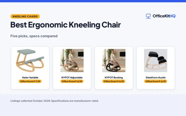 Best Ergonomic Kneeling Chair (2026): 5 Picks Compared