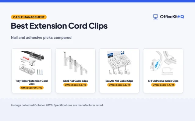 Best Extension Cord Clips (2026): 5 Picks Compared