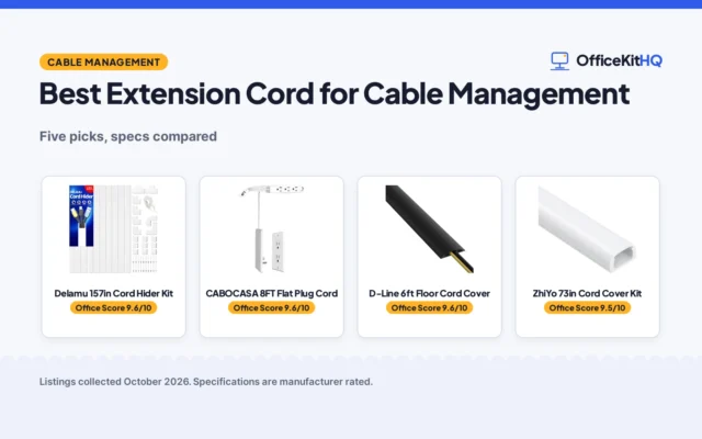 Best Extension Cord for Cable Management (2026): 5 Compared