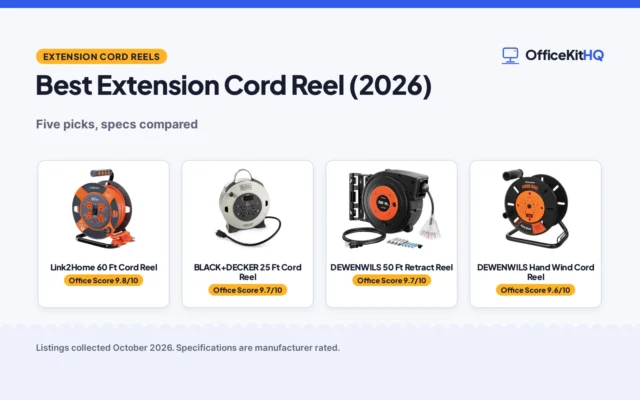 Best Extension Cord Reel (2026): 5 Picks Compared