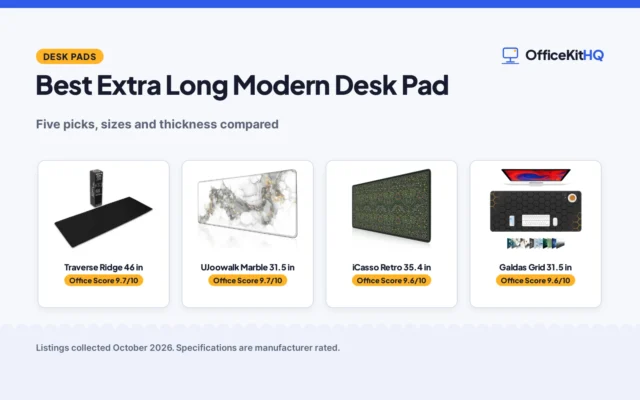 Best Extra Long Modern Desk Pad (2026): 5 Picks Compared