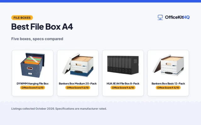 Best File Box A4 for Home Offices (2026): 5 Compared