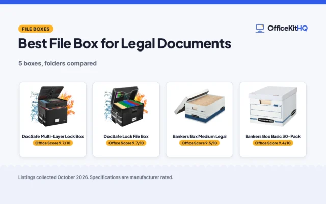 Best File Box for Legal Documents (2026)