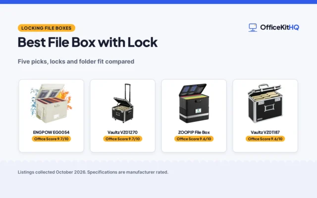 Best File Box with Lock (2026): 5 Picks Compared