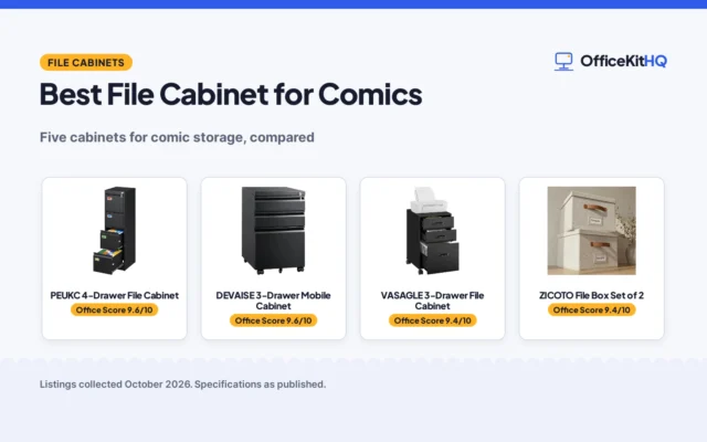 Best File Cabinet for Comics (2026): 5 Compared