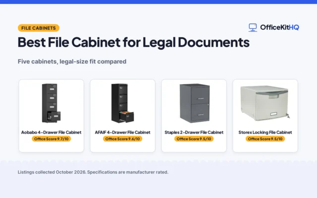 Best File Cabinet for Legal Documents (2026): 5 Compared