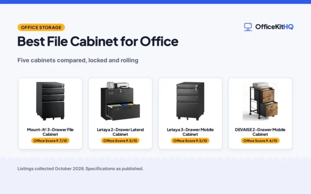 Best File Cabinet for Office (2026): 5 Compared