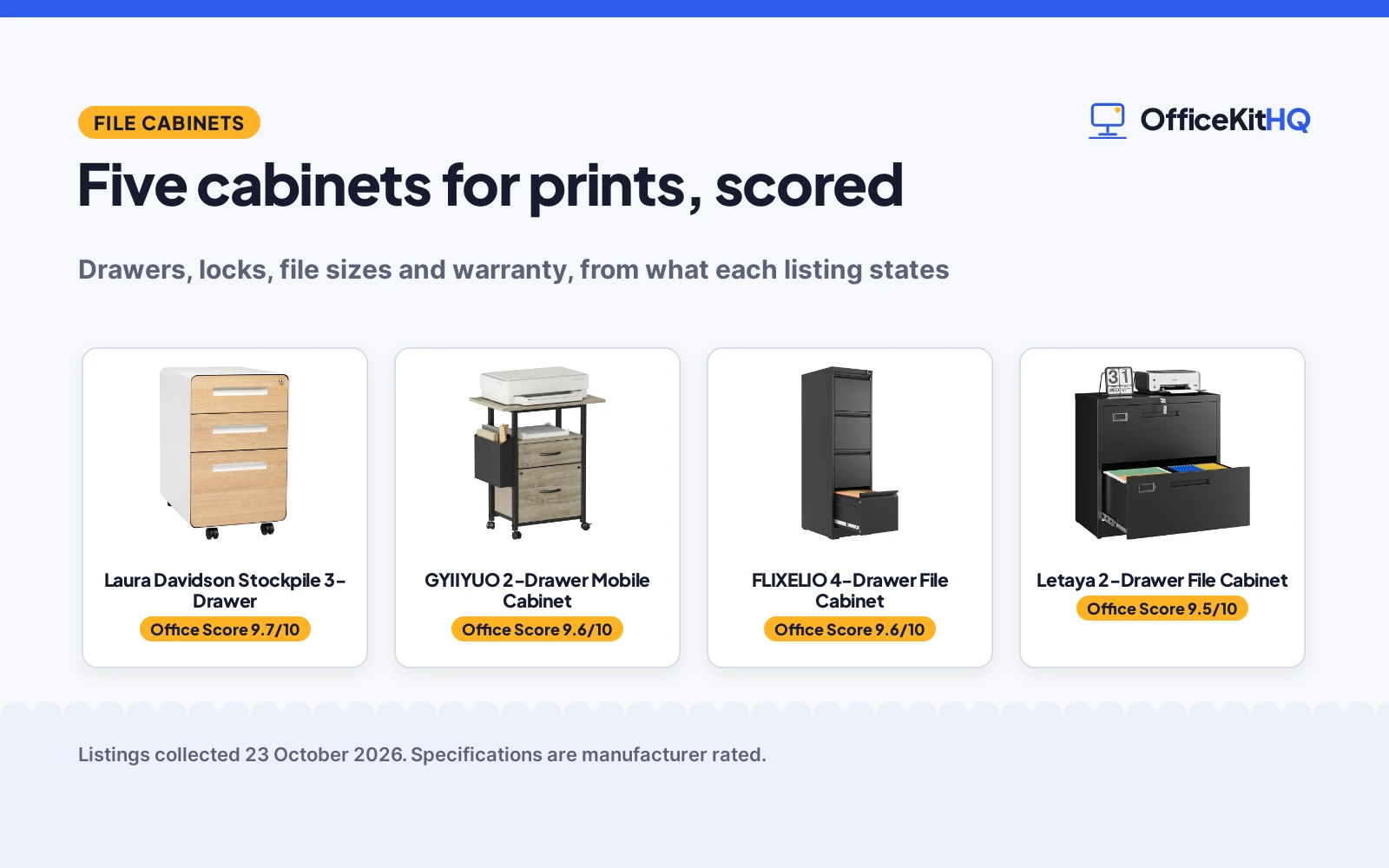 Best File Cabinet for Photos (2026): 5 Picks for Print Storage