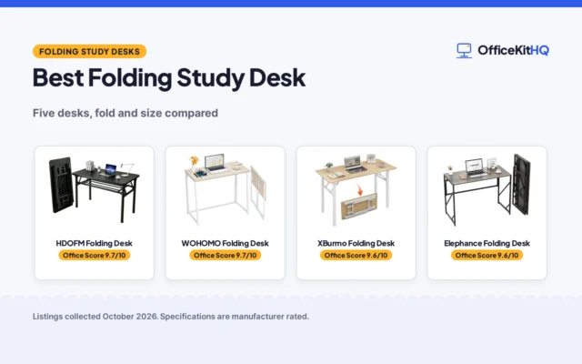 Best Folding Study Desk (2026)