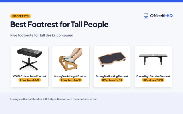 Best Footrest for Tall People (2026): 5 Compared