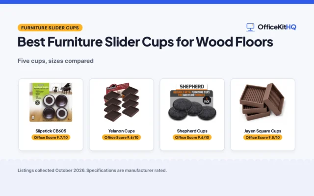 Best Furniture Slider Cups for Wood Floors (2026): 5 Cups Compared