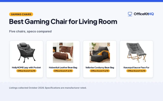 Best Gaming Chair for Living Room (2026): 5 Compared
