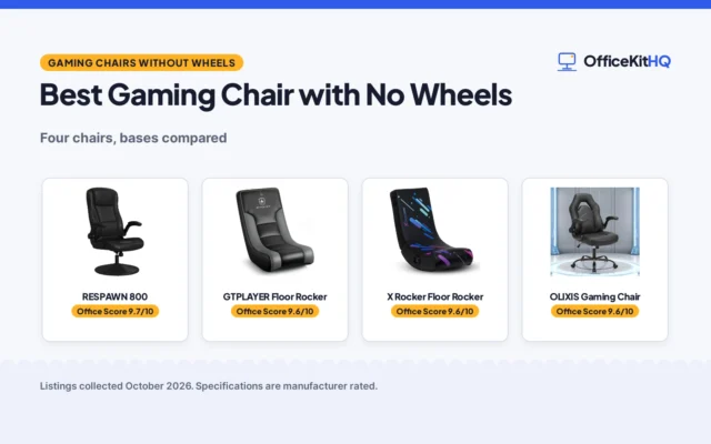 Best Gaming Chair with No Wheels (2026): 4 Compared