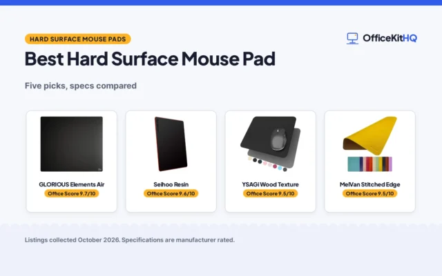 Best Hard Surface Mouse Pad: 5 Picks Compared
