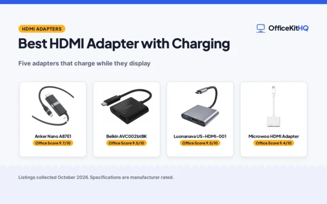 Best HDMI Adapter with Charging (2026): 5 Picks