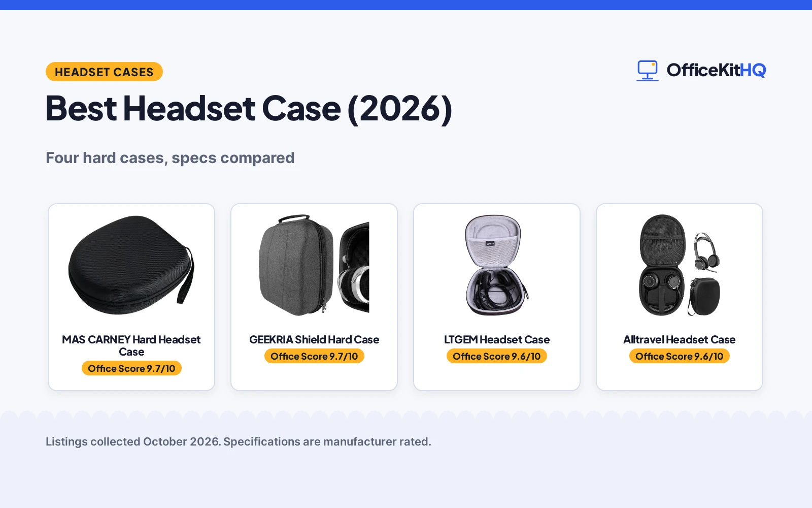 Best Headset Case (2026): 4 Hard Cases Compared