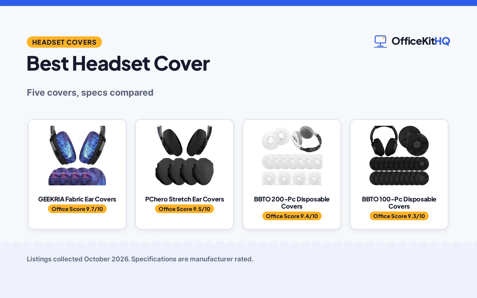 Best Headset Cover (2026): 5 Covers Compared and Scored