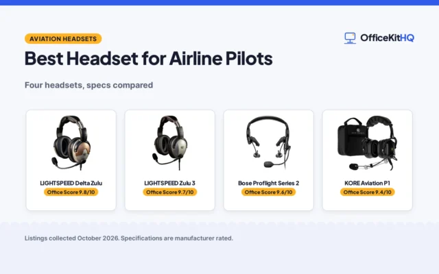 Best Headset for Airline Pilots (2026): 4 Compared