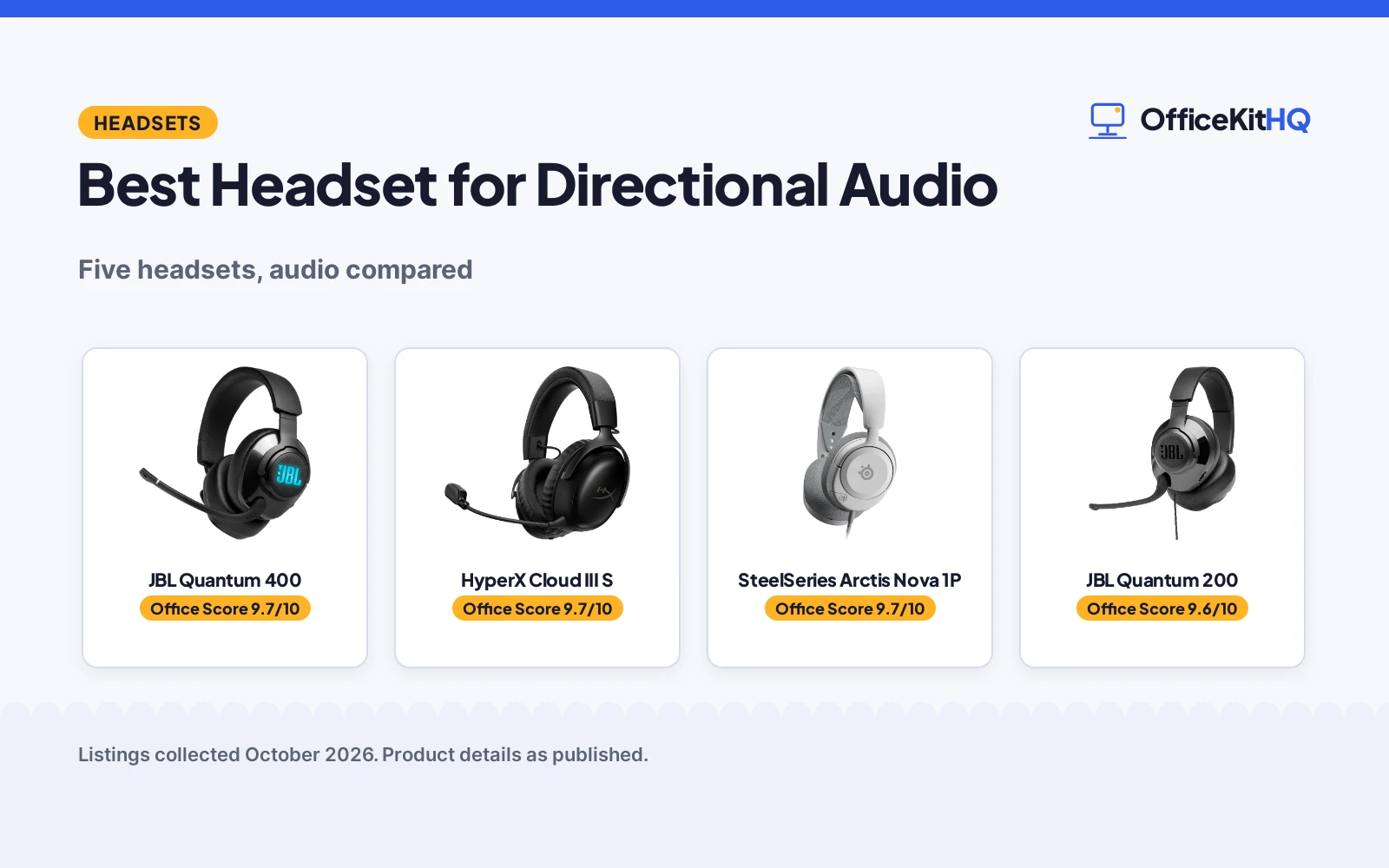 Best Headset for Directional Audio (2026): 5 Compared
