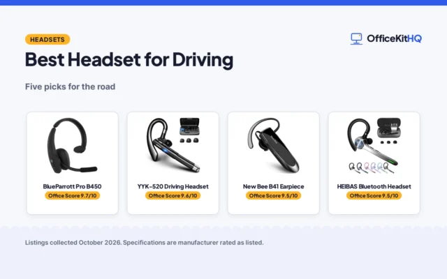 Best Headset for Driving (2026): 5 Picks Compared