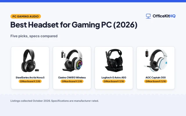 Best Headset for Gaming PC (2026): 5 Picks Compared