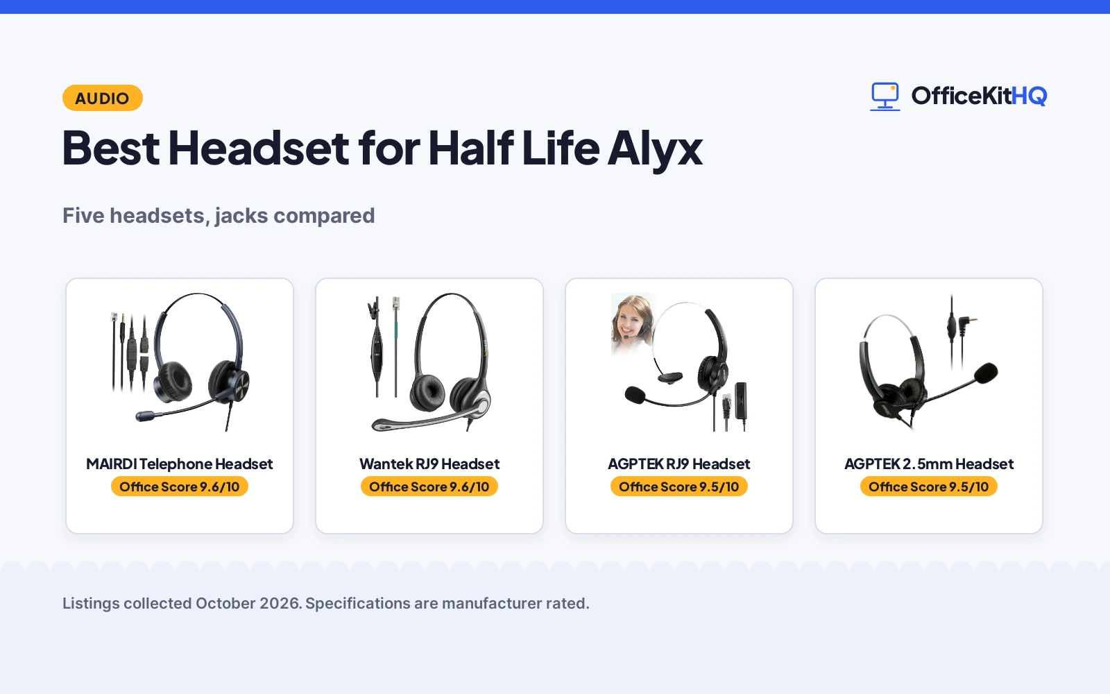 Best Headset for Half Life Alyx (2026): 5 Compared