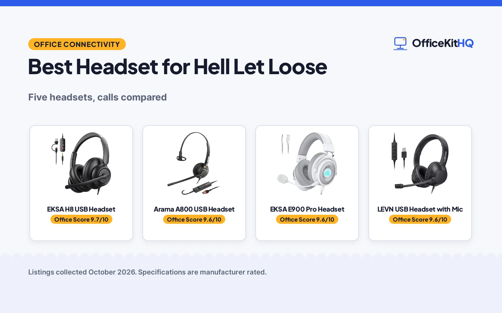 Best Headset for Hell Let Loose: 5 Headsets Compared
