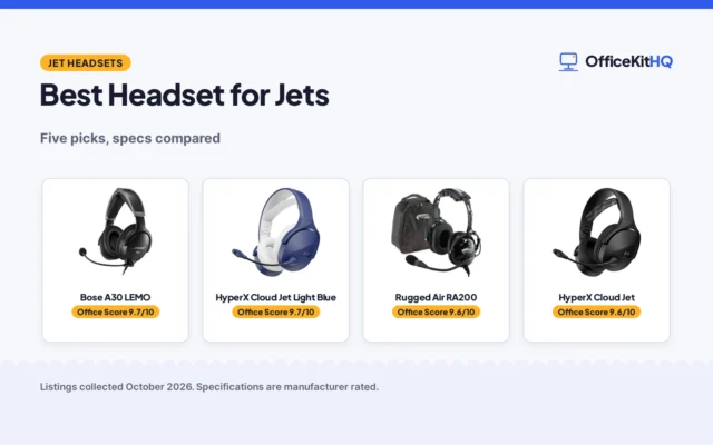 Best Headset for Jets (2026): 5 Picks for Pilots and Gamers