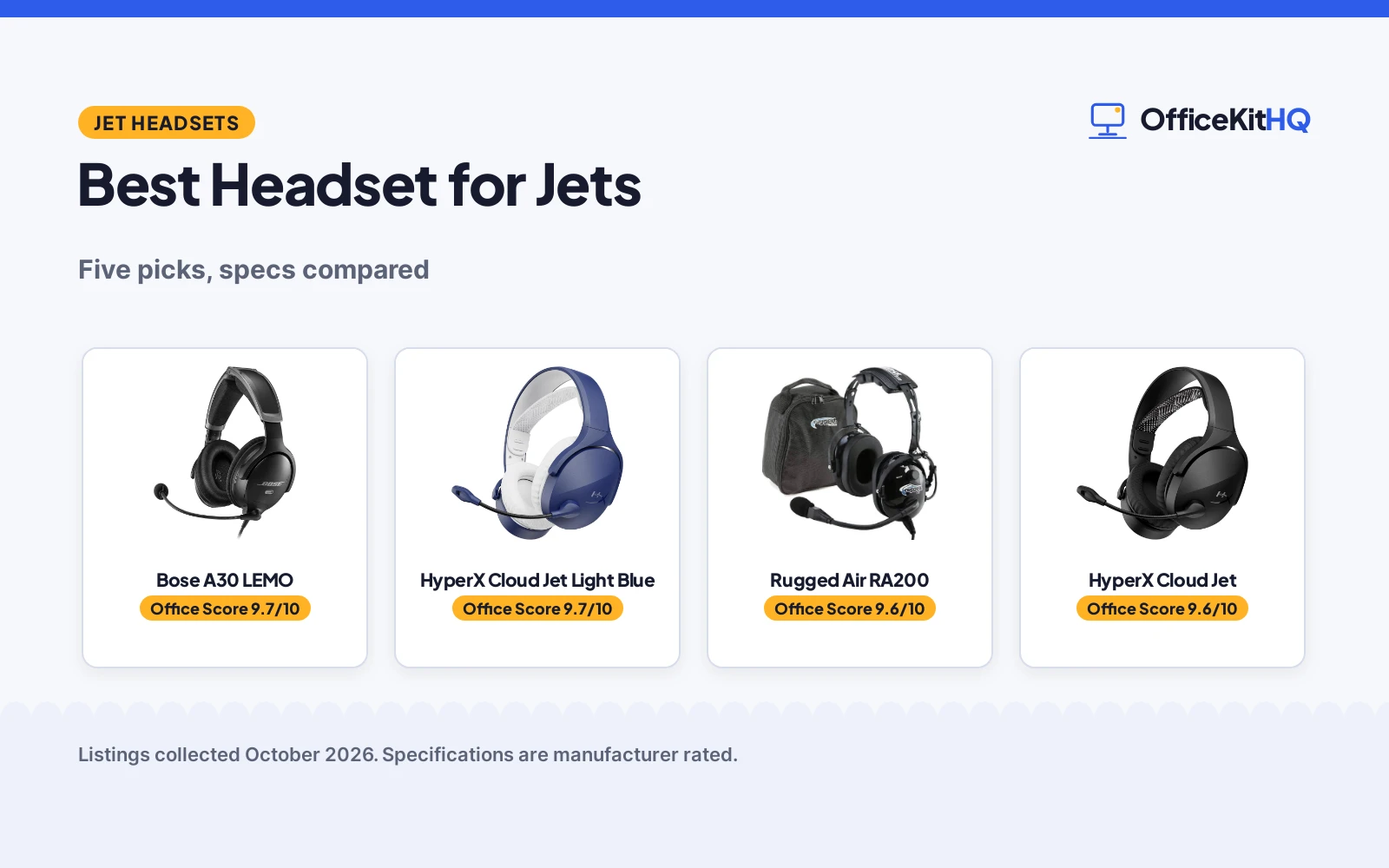 Best Headset for Jets (2026): 5 Picks for Pilots and Gamers