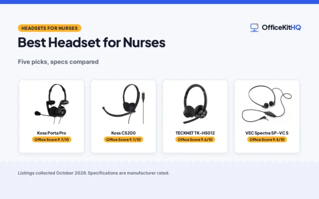 Best Headset for Nurses (2026): 5 Picks Compared