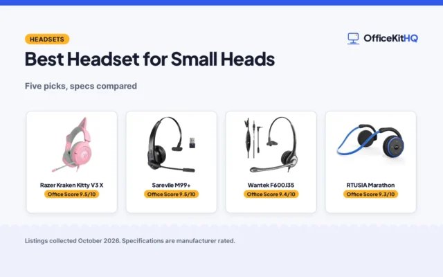 Best Headset for Small Heads (2026): 5 Picks Compared