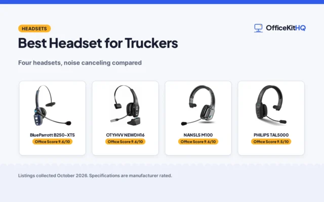Best Headset for Truckers (2026): 4 Headsets Compared