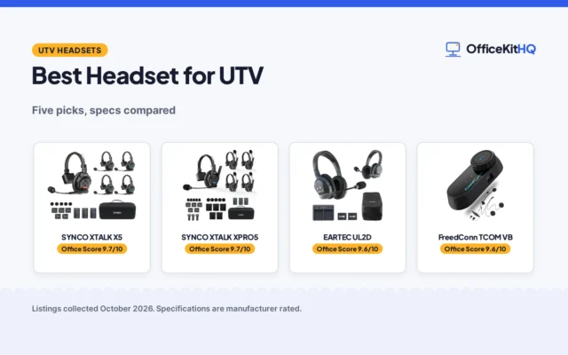 Best Headset for UTV (2026): 5 Intercom Picks