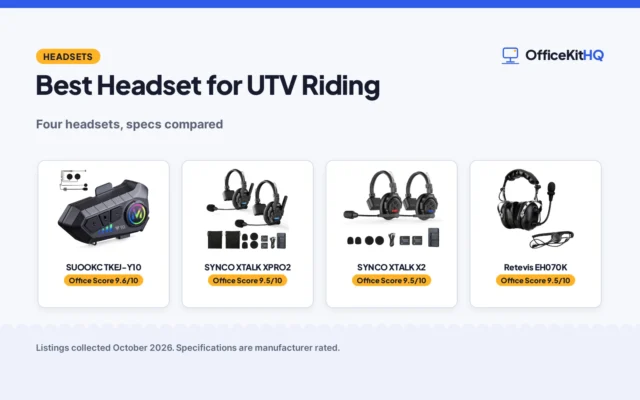 Best Headset for UTV Riding: 4 Headsets Compared