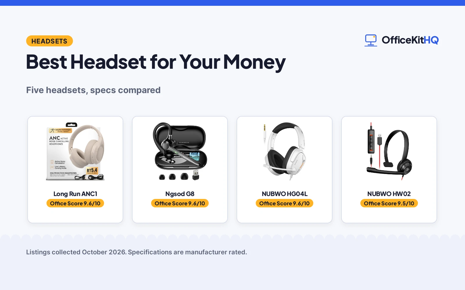 Best Headset for Your Money (2026): 5 Picks Compared