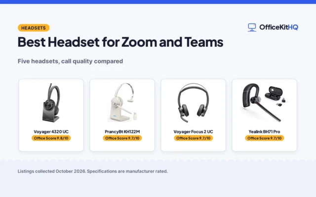 Best Headset for Zoom and Teams (2026): 5 Compared