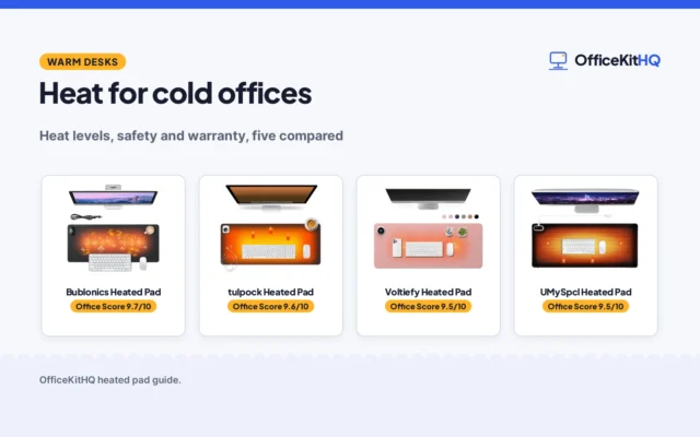 Best Heated Desk Pad for Work: 5 Pads Compared
