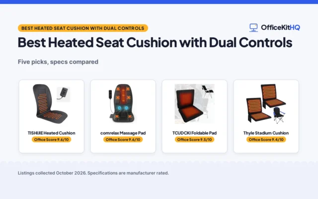 Best Heated Seat Cushion with Dual Controls (2026)
