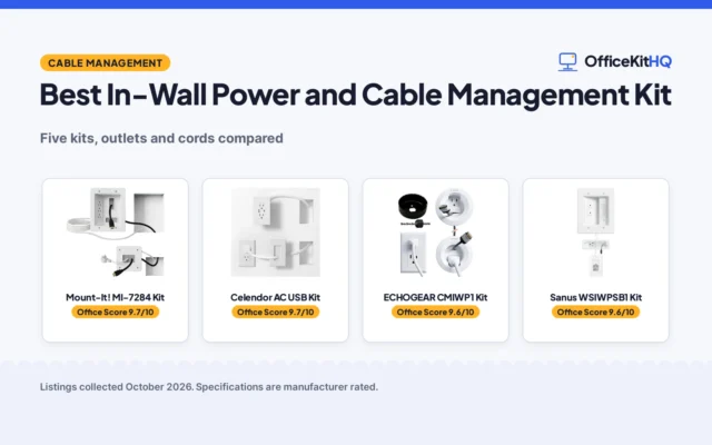 Best In-Wall Power and Cable Management Kit (2026): 5 Picks Compared